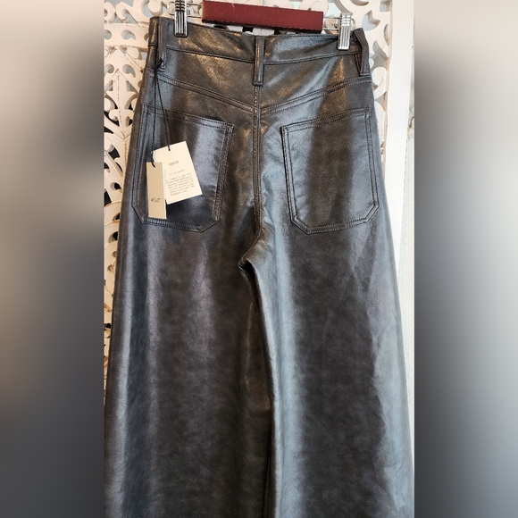 AGOLDE NOLAN PANTS IN SMOKE COLOR NWT WIDE LEG SIZE 24 RETAIL $328 - Picture 15 of 15